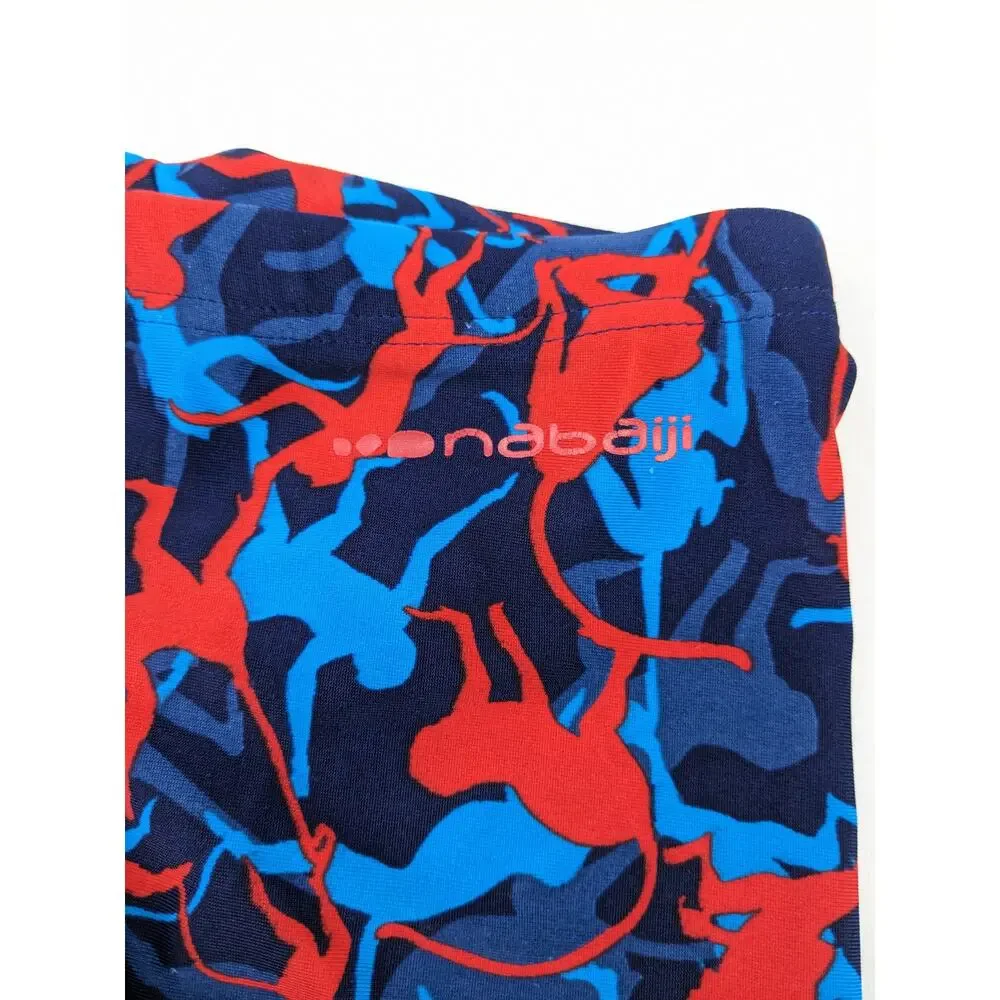 Nabaiji Red & Blue Monkey Euro Swim Shorts 18-24 Months